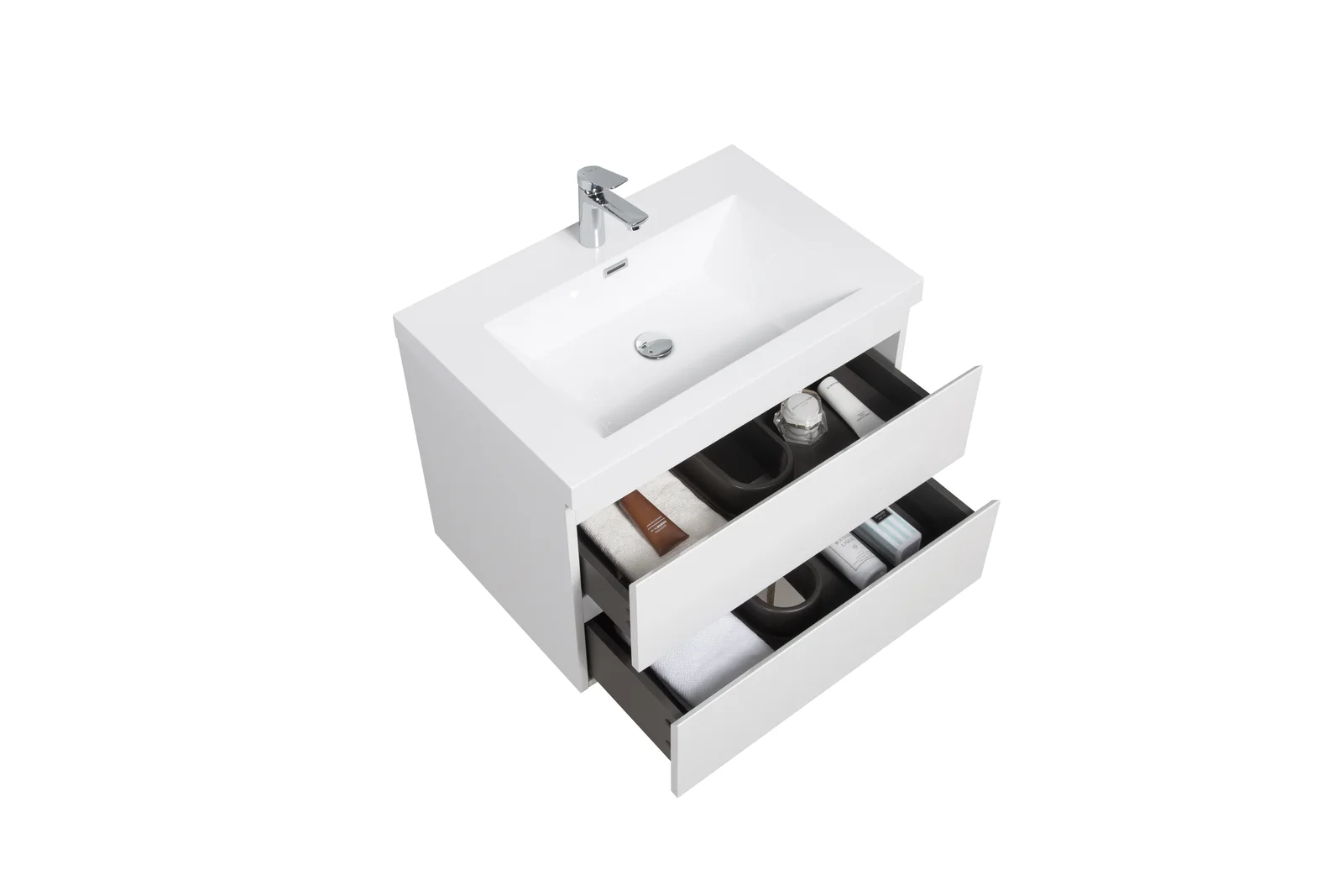 GMH-003 Gloss White bathroom vanity product detail