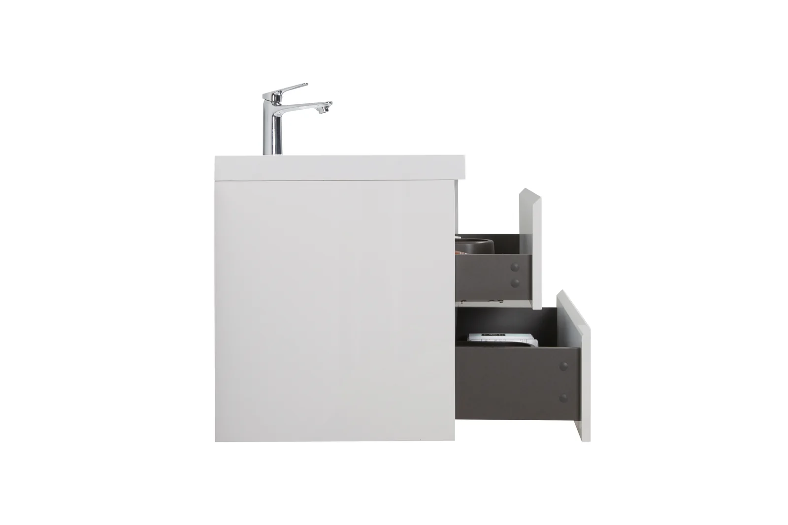 GMH-003 Gloss White bathroom vanity product detail