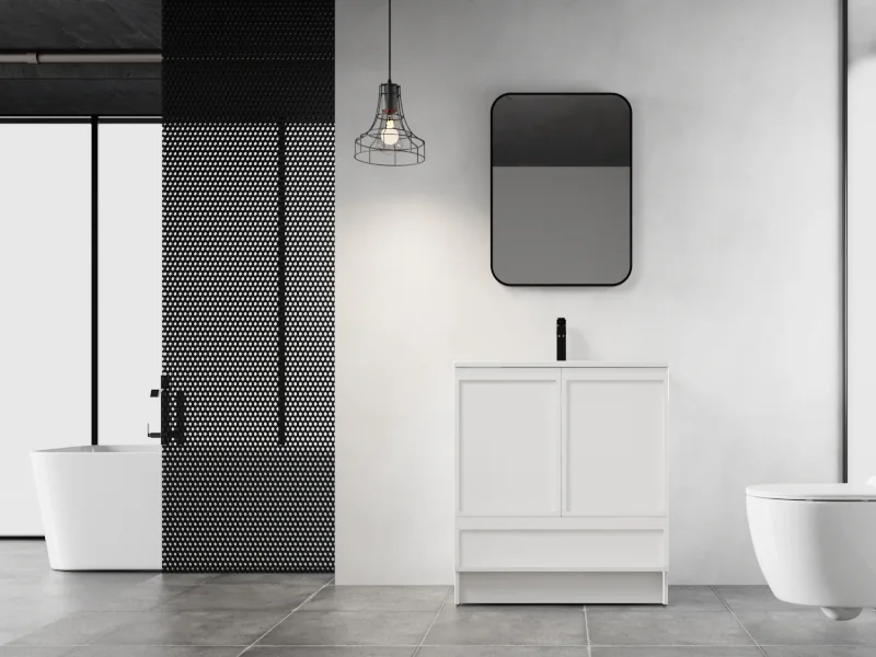 GMH-008 White bathroom vanity product detail